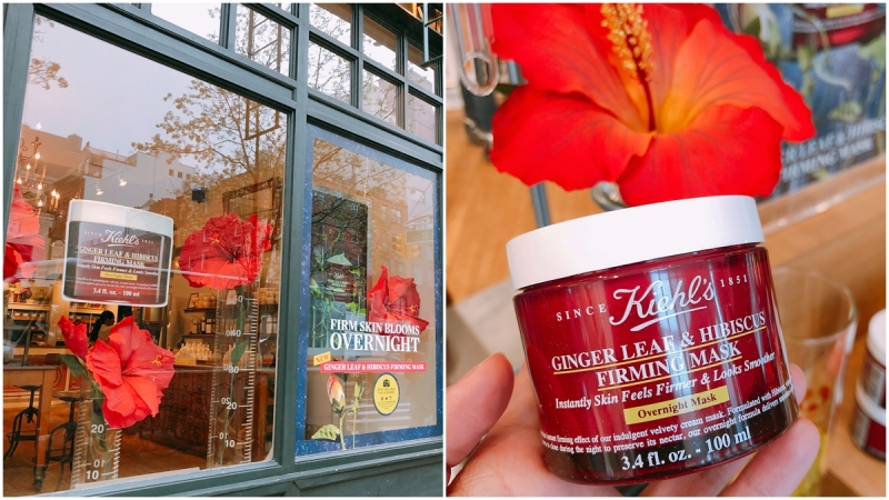 粉红色舒芙蕾质地,擦起来软绵绵!Kiehl’s契尔氏第6款涂抹式面膜用了姜叶+木槿花萃取