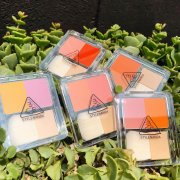 【韩国化妆品】3CE推出双色胭脂!一盒有齐3种颜色/教你刷出超美渐层