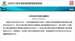 北京近36万人申请新能源汽车指标 已排队到2025年