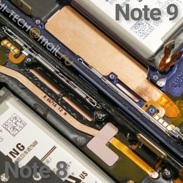三星Galaxy Note 9拆解:内部配置如何?