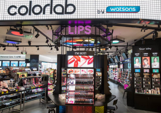 屈臣氏集团计划年内于国内增设五十家 美妆概念店colorlab by Watsons