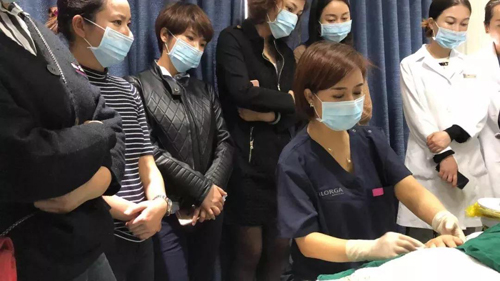天津伊美尔张淑贤出席国际中胚层疗法高级技能培训班授课