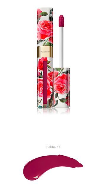 不能抗拒的鲜花图案!Dolce&Gabbana Beauty新推Dolcissimo雾面唇釉系列12色!