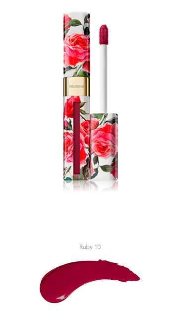 不能抗拒的鲜花图案!Dolce&Gabbana Beauty新推Dolcissimo雾面唇釉系列12色!