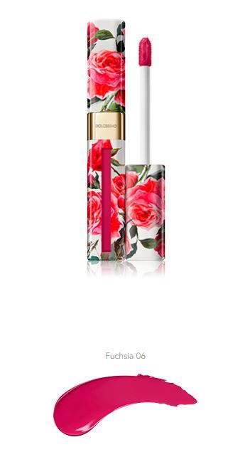 不能抗拒的鲜花图案!Dolce&Gabbana Beauty新推Dolcissimo雾面唇釉系列12色!