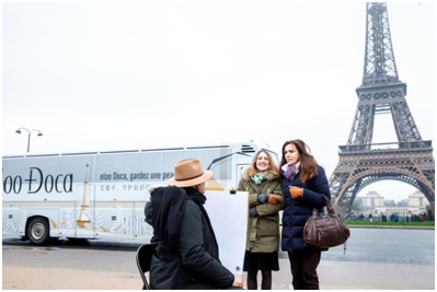 艾璐卡＂初见巴士＂亮相法国巴黎街头，唤醒初见之美！
