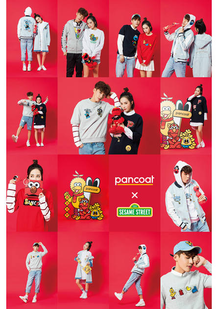 韩国潮牌Pancoat X Sesame Street芝麻街跨界系列